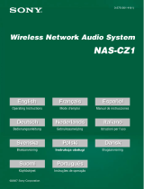Sony NAS-CZ1 Bedienungsanleitung