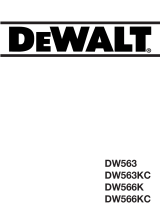DeWalt dw 566 k Bedienungsanleitung