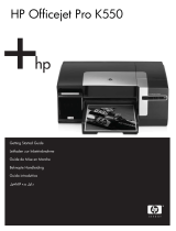 HP OFFICEJET PRO K550 Bedienungsanleitung