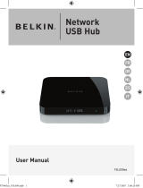 Belkin HUB USB RÉSEAU #F5L009EA Benutzerhandbuch