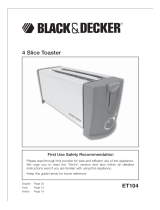 BLACK+DECKER ET104 Benutzerhandbuch