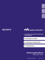 Sony NWZ-S544 Bedienungsanleitung