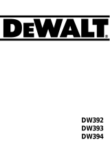 DeWalt DW394 Bedienungsanleitung