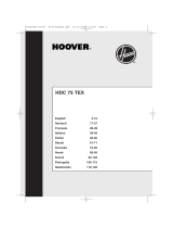 Hoover HDC 75 TEX Benutzerhandbuch