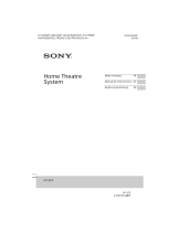 Sony HT-XT3 Bedienungsanleitung