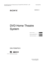 Sony DAV-F300 Bedienungsanleitung