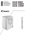 Candy AQUA 1100DF-01S Waschmaschine Benutzerhandbuch