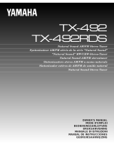 Yamaha TX-492 Bedienungsanleitung