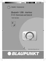 Blaupunkt BLUETOOTH-USB INTERFACE CNC Bedienungsanleitung