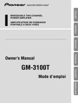 Pioneer GM-3100T Benutzerhandbuch