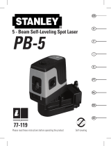 Stanley PB-5 - 77-119 Bedienungsanleitung