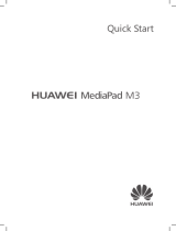 Huawei  MediaPad M3 Schnellstartanleitung