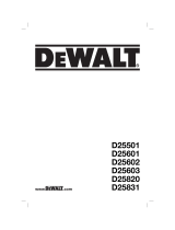 DeWalt D25831K Bedienungsanleitung
