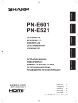 Sharp PN-E521 Bedienungsanleitung