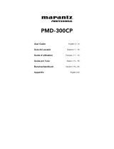 Marantz Professional PMD-300CP Benutzerhandbuch