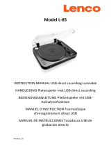 Lenco L-85 Benutzerhandbuch