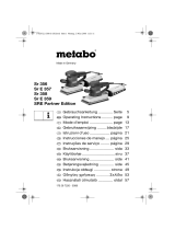 Metabo SR 358 Bedienungsanleitung