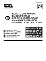 Zenoah BC4500DLM Benutzerhandbuch