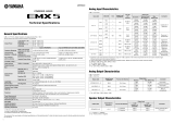 Yamaha EMX5 Powered Mixer Spezifikation