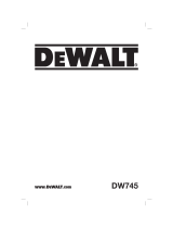 DeWalt DW745 T 4 Bedienungsanleitung