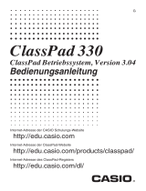 Casio CLASSPAD 330 Bedienungsanleitung