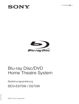 Sony BDV-E970W Bedienungsanleitung