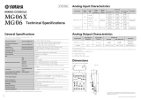 Yamaha MG06X Spezifikation