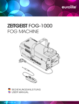 EuroLite Zeitgeist FOG-1000 Benutzerhandbuch