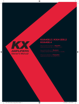Kicker KXA400.2/ KXA1200.2/ KXA400.4 Amplifiers Bedienungsanleitung