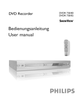 Philips DVDR730/00 Benutzerhandbuch