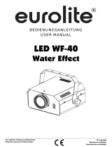 EuroLite LED WF-40 Water Effect Benutzerhandbuch