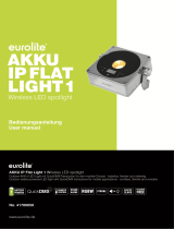 EuroLite Akku flat light 1 Benutzerhandbuch