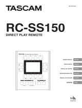 Tascam RC-SS150 Bedienungsanleitung
