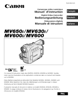 Canon MV600i Bedienungsanleitung