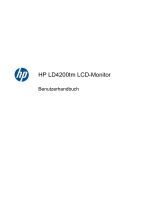 HP LD4200tm 42-inch Widescreen LCD Interactive Digital Signage Display Benutzerhandbuch