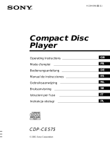 Sony CDP-CE575 Bedienungsanleitung