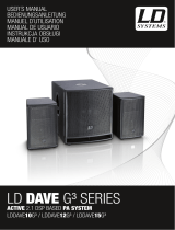 LD Systems DAVE 15 G3 Benutzerhandbuch