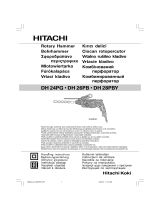 Hitachi DH 24PG Handling Instructions Manual