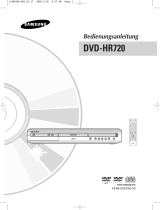 Samsung DVD-HR720 Bedienungsanleitung