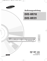 Samsung DVD-HR721 Bedienungsanleitung