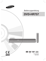 Samsung DVD-HR757 Bedienungsanleitung