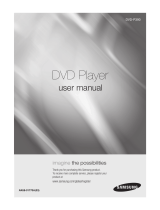Samsung dvd p390 Benutzerhandbuch