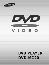 Samsung DVD-MC20 Bedienungsanleitung