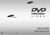 Samsung DVD-M105B/XEG Bedienungsanleitung