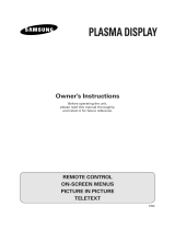 Samsung PS-42P2ST Benutzerhandbuch