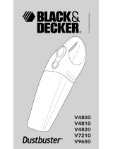 Black & Decker v 4800 dustbuster Bedienungsanleitung