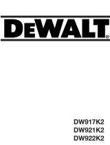 DeWalt DW922K Bedienungsanleitung