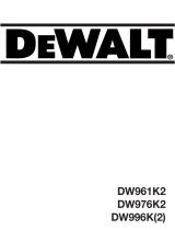 DeWalt DW961 T 2 Bedienungsanleitung