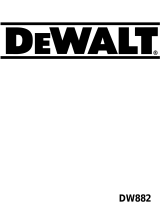 DeWalt DW882 T 1 Bedienungsanleitung