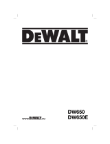 DeWalt DW 650 Bedienungsanleitung